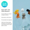 TrueZoo Paws Off Glass Markers, Silicone Wine Charms, Cat Drink Markers, Wine Charm Gifts, Silicone, Multicolor, Set of 6, 14oz - 2 of 4