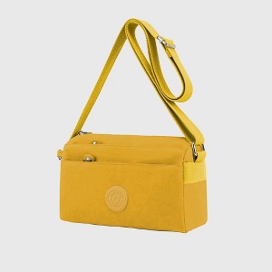 Anna-Kaci Women's Lightweight Nylon Crossbody Bag - Compact Travel Shoulder Purse - 1 of 4