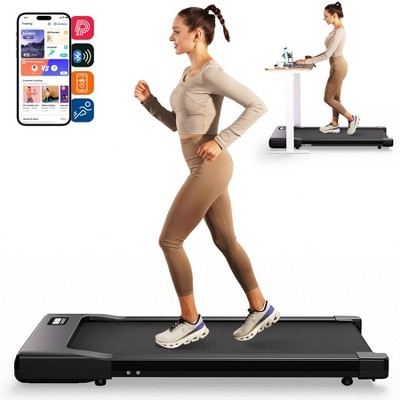 Superun 1.2 Horsepower 80cm Under Desk Treadmill Mini Treadmill, Walking Pad Under Desk Support APP