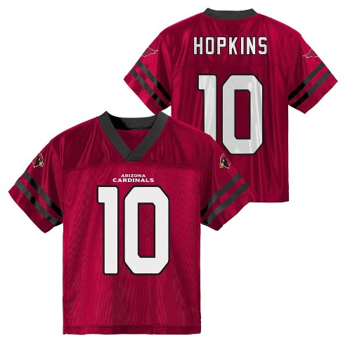 Deandre Hopkins Autographed Arizona Cardinals (Red #10) Custom Jersey - JSA