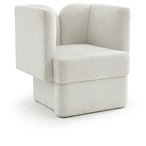 Meridian Furniture,Marcel Boucle Fabric Chair - 1 of 4