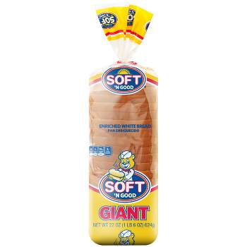 Soft 'N Good Giant White Bread - 22oz