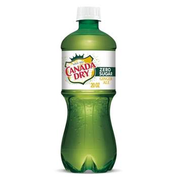 Canada Dry Zero Sugar Ginger Ale Soda - 20 fl oz Bottle
