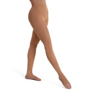 Capezio Women's Ultra Soft Self Knit Waistband Transition Tight - 1 of 3