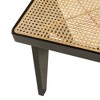 East at Main 55" Franco Bench Black: Handwoven Rattan, Mango Wood Base, Rectangle Shape, Unupholstered - 4 of 4