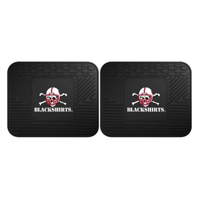 NCAA University of Nebraska Cornhuskers Vinyl Utility Mat Set - 2pc