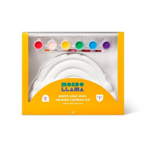  MONDO LLAMA Paint-Your-Own Ceramic Kit (Monster) : Toys & Games