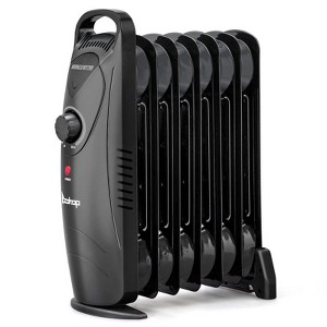 Karl Home 600-Watt Portable Electric Space Heater Oil Filled Radiator Heater in White - 1 of 4