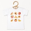 The Juniper Shop Peach Chart Toddler Short Sleeve Tee - 5T - White - 2 of 4