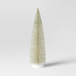 
36" Christmas Bottle Brush Tree Sculpture - Wondershop™ - 1 of 3