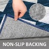 Whashable Runner Rugs for Hallway Runner Washable Kitchen Rugs Non Slip Modern Checkered Carpet Farmhouse Soft Contemporary Low Pile Carpet - 4 of 4