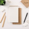 Anna-Kaci 10-Piece Minimalist Notepad Set with Kraft Covers and Tear-Off Pages 50 Pages 5.5x2.7in - 2 of 3