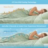 Cozy Bliss Seersucker Cooling Comforter – Lightweight Blanket Breathable & Soft Summer Bedding for Hot Sleepers - 3 of 4