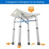 Shower Chair – 350 Lb Weight Capacity, Bathroom Bench with Suction Cup Feet – Non-Slip Shower Stool for Bathtub ,Ideal for Elderly & Disabled Adults - 3 of 4