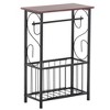 Rectangle Bathroom Table 25 Lbs Load Capacity Multifunctional Indoor Side Table for Storing Cups Candles Magazines - 3 of 4