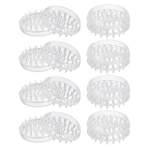 Unique Bargains Plastic Wear Resistant Clear Spiked Furniture Carpet Protectors - 1 of 4