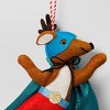 5.25" Christmas Fabric Superhero Ornament Reindeer - Wondershop™ - 3 of 3