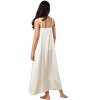 Memoi Women's Asymmetrical Slip Dress Pale - 3 of 4