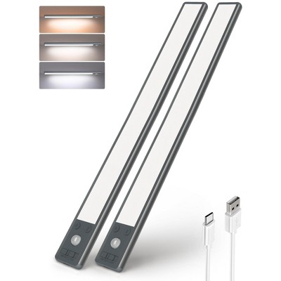 EZVALO Under Cabinet Light, Dimmable LED with Motion Sensor, 2 Pack, Multiple Sizes/Colors