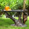 SPI Home Bear End Table – Handcrafted Metal Accent Table with Whimsical Wildlife Design for Indoor or Outdoor Use - 2 of 4
