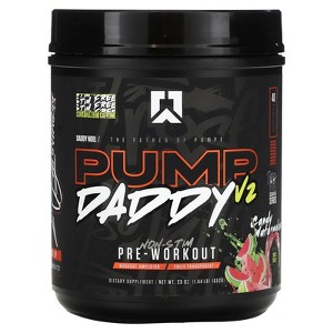 RYSE Pump Daddy V2, Non-Stim Pre-Workout, Candy Watermelon, 1.44 lb (652 g) - 1 of 2