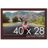 PosterPalooza | Classic Modern Brown Picture Frame - UV Acrylic, Backing Board, Hanging Hardware Included - 3 of 4