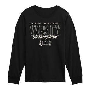 Boys' - Instant Message - Varsity Reading Team Long Sleeve Graphic T-Shirt - 1 of 4