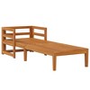 vidaXL Sun Lounger Dark Grey Cushion, Acacia Wood Frame - 4 of 4