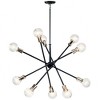 Kichler Lighting Armstrong 10 - Light Chandelier in  Black - 3 of 3