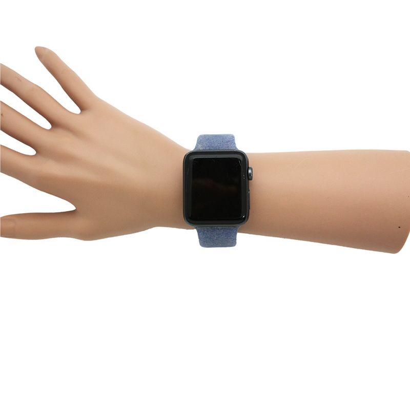 Olivia Pratt Glitter Silicone Apple Watch Band, 5 of 7