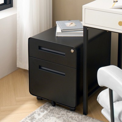 Florencia Drawer Interlocking Filing Cabinet with Dual Anti-Tilt Mechanisms(S) | ARTFUL LIVING DESIGN