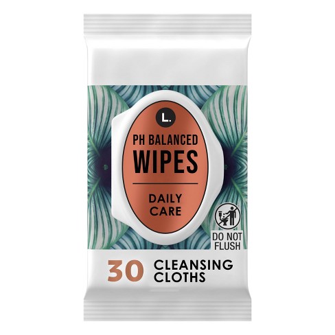 L . Fragrance Free Ph Balanced Wipes - 30ct : Target