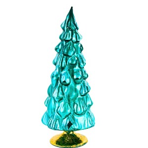Craftoutlet.Com 7.0 Inch Colored Large Teal Hue Glass Tree Christmas Decorative Tree , Multi Seasonal Decor Decorative Holiday Decor (1PC) - 1 of 4