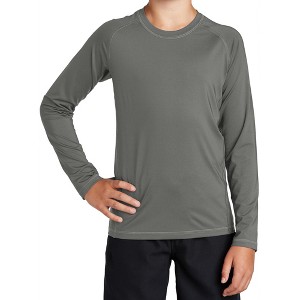 Mafoose Youth Comfort Long Sleeve Stretch Moisture-Wicking Rashguard Quick-Dry T-shirt - 1 of 4