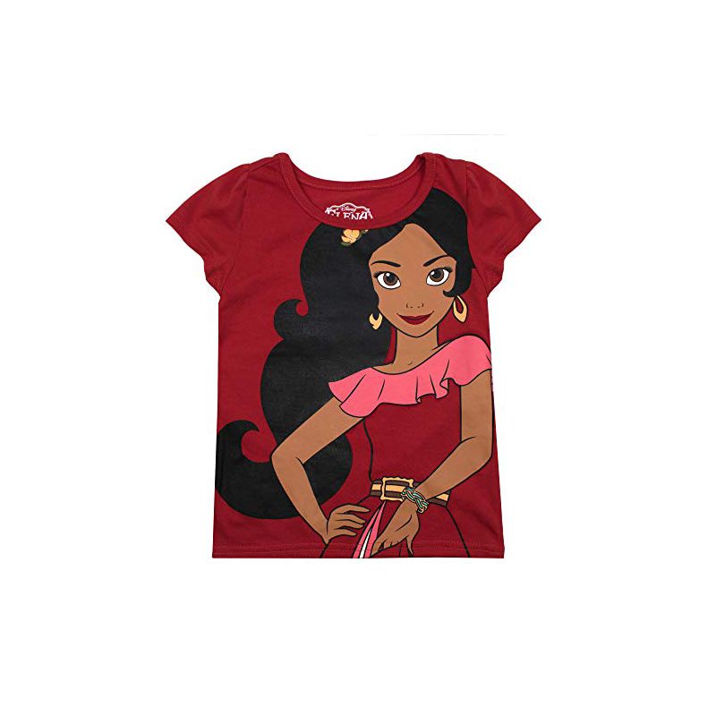 Disney Girl's 3-Pack Elena of Avalor Short Sleeve Graphic Tees for Toddler, 4 of 5