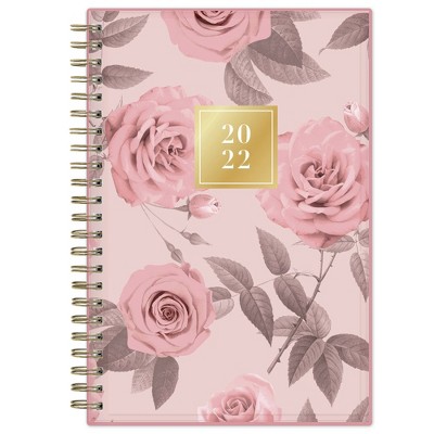 2022 Planner 5" x 8" Weekly/Monthly Wirebound Clear Pocket Cover Rosalyn - Rachel Parcell by Blue Sky