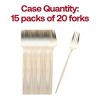 Smarty Had A Party Shiny Gold Moderno Plastic Dinner Forks - 300 pcs - 4 of 4