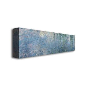 Trademark Fine Art -Claude Monet 'Waterlillies Morning' Canvas Art - 1 of 2