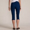 Lands' End Women's Starfish High Rise Pintuck Capri Pants - 2 of 4