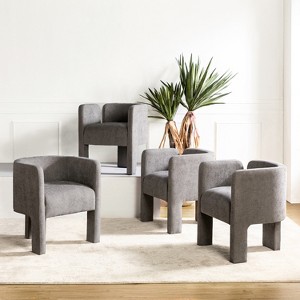 Elias Dining Chair with Three-legged Design,Set of 4   | ARTFUL LIVING DESIGN - 1 of 4