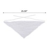 Unique Bargains French Lace Triangle Bandana White 1 Pc - 3 of 4