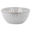 Gibson Modern Southern Home 6 Piece 6.5 Inch Stoneware Embossed Cereal Bowl Set in Grey - 3 of 4
