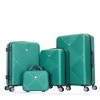 Whisen 4-Piece Set(14/20/24/28 in.) Luggage Sets ABS Lightweight Suitcase with Spinner Wheels - 2 of 4