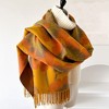 Anna-Kaci Floral Pattern Soft Jacquard Scarf with Twisted Fringe Trim 78.5×25.5 Inches - 3 of 3