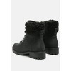 Dolon Lace Up Fur Collar Ankle Boots - image 3 of 4