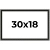 PosterPalooza | Antique Black Picture Frame - UV Acrylic, Backing Board, Hanging Hardware Included - 2 of 4