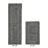 Lux Premium 100% Cotton Tufted Solid Reversible 2 PC Bath Rug Set – Ultra-Soft, Water-Absorbent, Durable, Machine Washable Bathroom Rug - 2 of 4