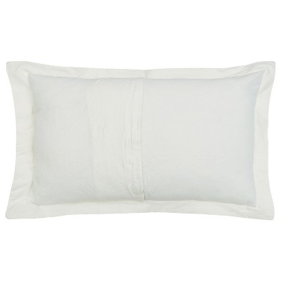 Ivory Tufted Chenille Cotton King Sham