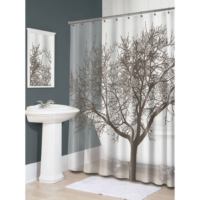 Tree EVA Shower Curtain Mocha - Splash Home, 2 of 5