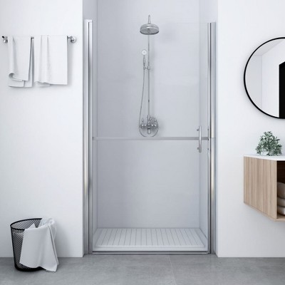 VidaXL Shower Door Tempered Glass 35.8 in.x76.8 in.